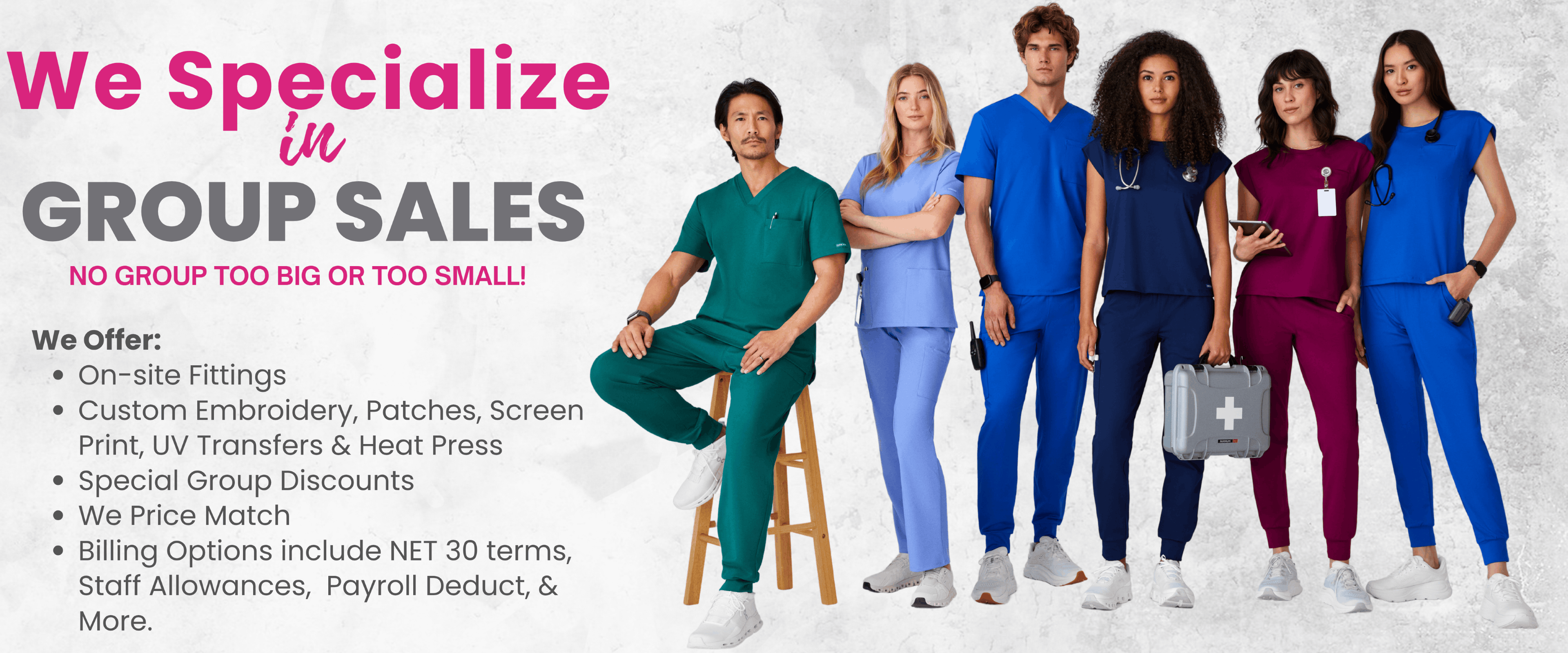 Specialized Group Sales and Outfitting Programs